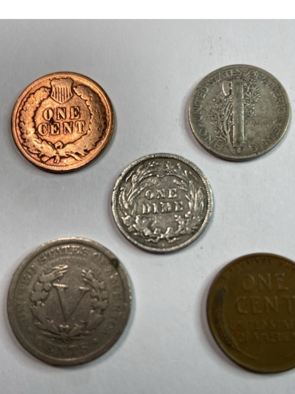 Vintage U.S. Coin Assortment - Copper and Silver Tones